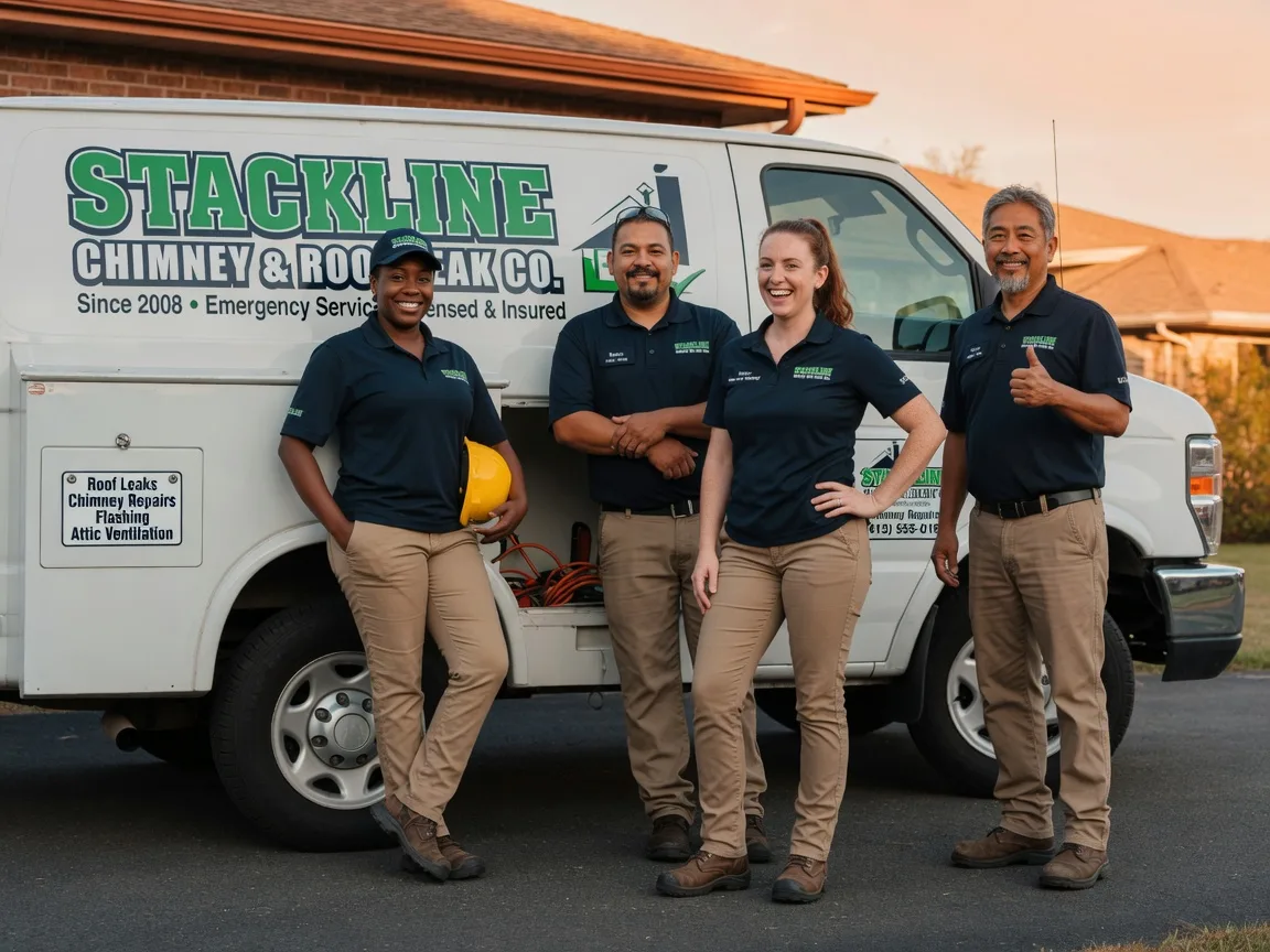 Chimney flashing repair company in Rosendale, MO